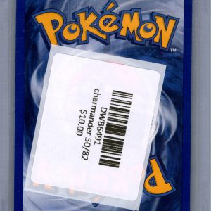 Charmander 50/82, Vintage Singles Pokemon card - alternate view