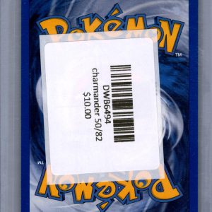 Charmander 50/82, Vintage Singles Pokemon card - alternate view