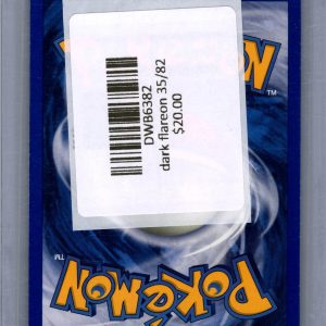 Dark Flareon 35/82, Vintage Singles Pokemon card - alternate view