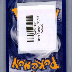 Dark Flareon 35/82, Vintage Singles Pokemon card - alternate view