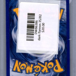 Dark Flareon 35/82, Vintage Singles Pokemon card - alternate view