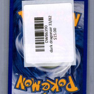 Dark Dragonair 33/82, Vintage Singles Pokemon card - alternate view