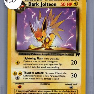 Dark Jolteon 38/82, Vintage Singles Pokemon card