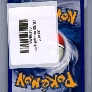 Dark Jolteon 38/82, Vintage Singles Pokemon card - alternate view