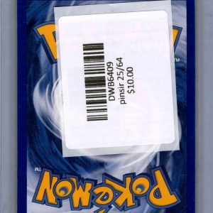 Pinsir 25/64, Vintage Singles Pokemon card - alternate view