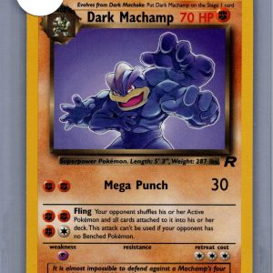 Dark Machamp 27/82, Vintage Singles Pokemon card