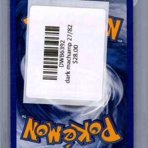 Dark Machamp 27/82, Vintage Singles Pokemon card - alternate view
