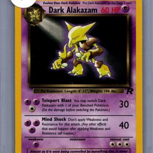 Dark Alakazam 18/82, Vintage Singles Pokemon card