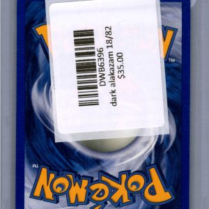 Dark Alakazam 18/82, Vintage Singles Pokemon card - alternate view