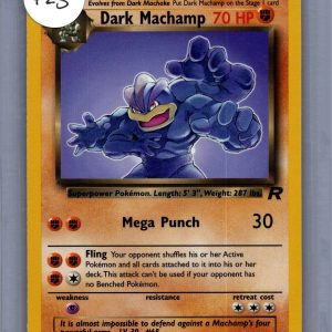 Dark Machamp 27/82, Vintage Singles Pokemon card