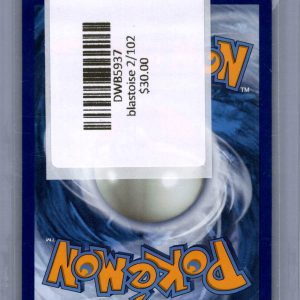 Blastoise 2/102, Celebrations Pokemon card - alternate view