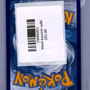 Black Kyurem XY80, PROMO Pokemon card - alternate view