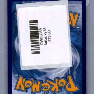 Latias XY78, PROMO Pokemon card - alternate view