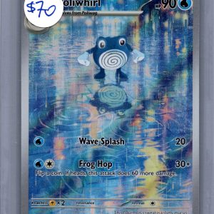 Poliwhirl 176/165, 151 Pokemon card
