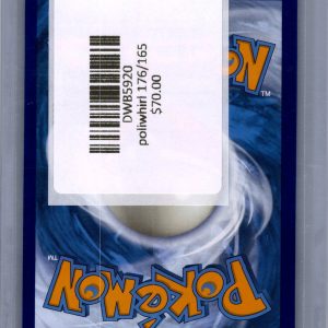 Poliwhirl 176/165, 151 Pokemon card - alternate view