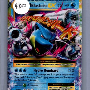 M Blastoise EX 22/108, Evolutions Pokemon card
