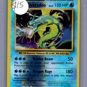 Gyarados 34/108 Reverse Holo, Evolutions Pokemon card