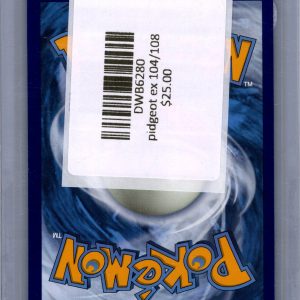Pidgeot EX 104/108, Evolutions Pokemon card - alternate view