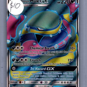 Alolan Muk GX 138/147, Burning Shadows Pokemon card