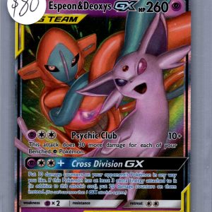 Espeon and Deoxys GX 72/236, Unified Minds Pokemon card