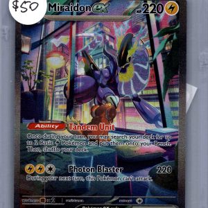Miraidon EX 244/198, Scarlet Violet Pokemon card