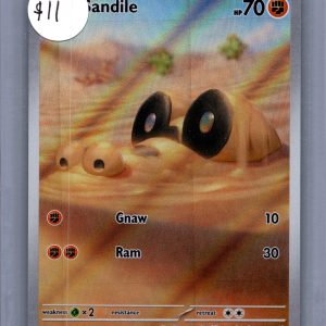Sandile 216/198, Scarlet Violet Pokemon card