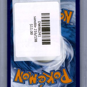 Sandile 216/198, Scarlet Violet Pokemon card - alternate view