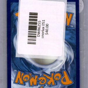 Snorlax 051, PROMO Pokemon card - alternate view