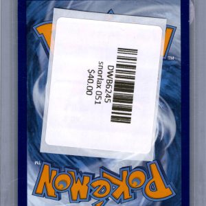 Snorlax 051, PROMO Pokemon card - alternate view