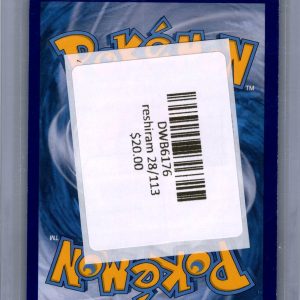 Reshiram 28/113 Holo, Legendary Treasures Pokemon card - alternate view