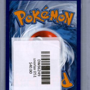 Snorlax 051, PROMO Pokemon card - alternate view