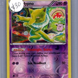Hypno 51/122 Reverse Holo, BREAKpoint Pokemon card