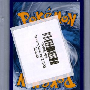 M Venusaur EX 2/108, Evolutions Pokemon card - alternate view