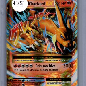 M Charizard EX 13/108, Evolutions Pokemon card
