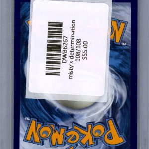 Misty's Determination 108/108, Evolutions Pokemon card - alternate view