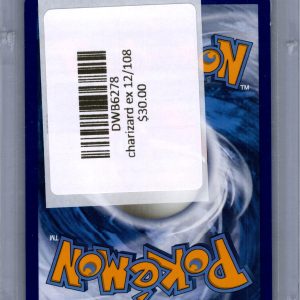 Charizard EX 12/108, Evolutions Pokemon card - alternate view