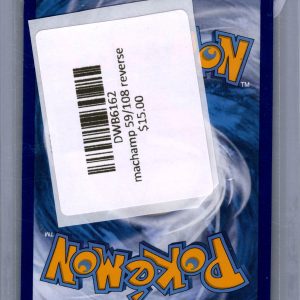 Machamp 59/108 Reverse Holo, Evolutions Pokemon card - alternate view