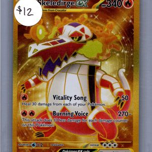 Skeledirge EX 272/193, Scarlet Violet Pokemon card