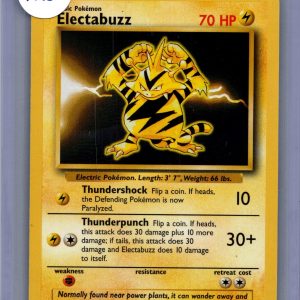 Electabuzz 20/102, Vintage Singles Pokemon card