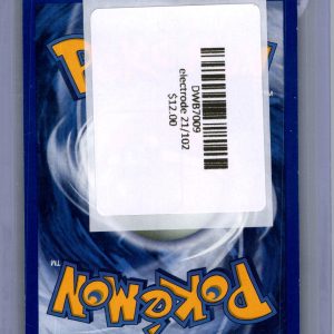 Electrode 21/102, Vintage Singles Pokemon card - alternate view