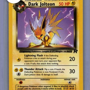 Dark Jolteon 38/82, Vintage Singles Pokemon card