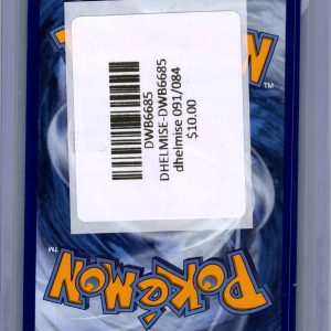 Dhelmise 091/084, Pitch Black Pokemon card - alternate view