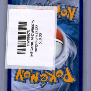Meganium 3/122 Reverse Holo, BREAKpoint Pokemon card - alternate view