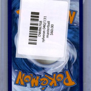 Sylveon 040/131 Master Ball, Prismatic Evolutions Pokemon card - alternate view