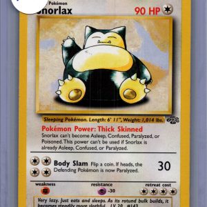 Snorlax 27/64, Vintage Singles Pokemon card