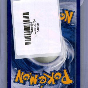 Snorlax 27/64, Vintage Singles Pokemon card - alternate view