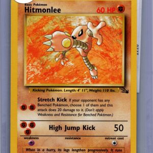hitmonlee 22/62 Pokemon card