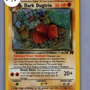 Dark Dugtrio 6/82, Vintage Singles Pokemon card