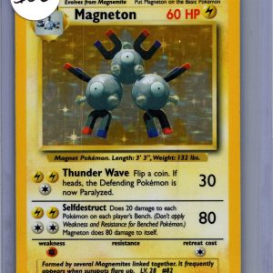 Magneton 9/102, Vintage Singles Pokemon card