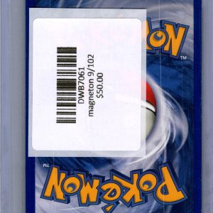 Magneton 9/102, Vintage Singles Pokemon card - alternate view